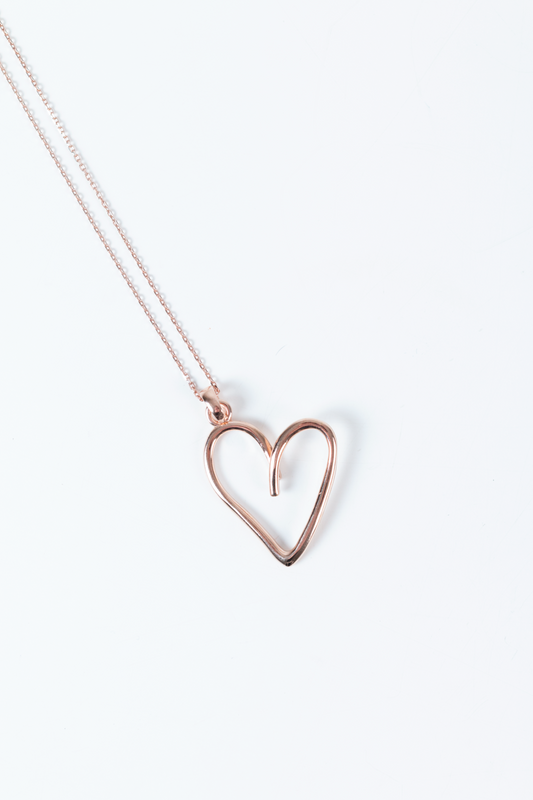 Ringer Rose Gold Heart